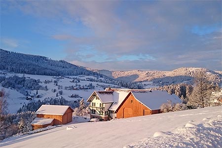 Der Labbronnerhof im Winter