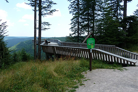 Aussichtsplattform Ellbachseeblick bei Kniebis